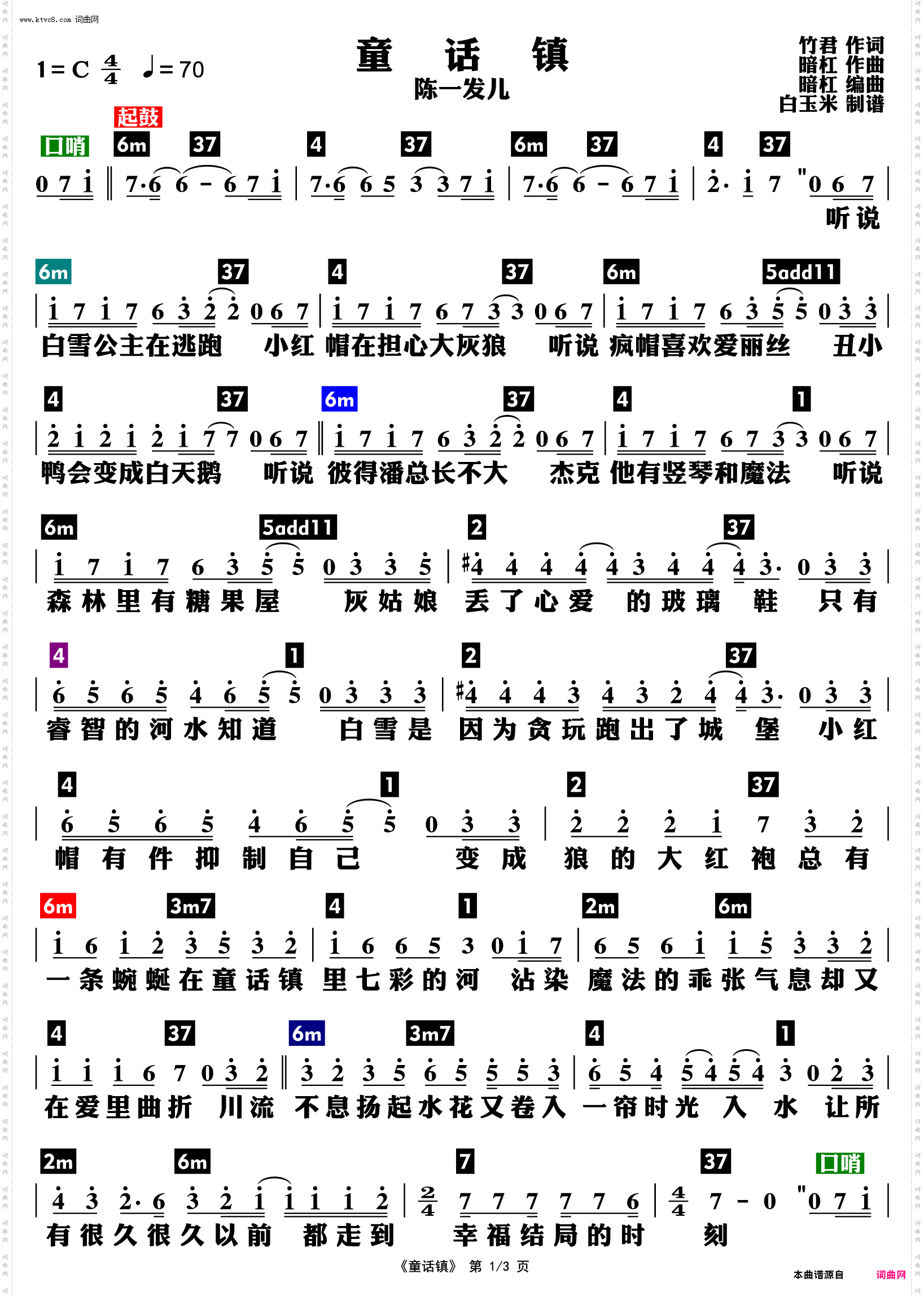 童话镇_功能谱