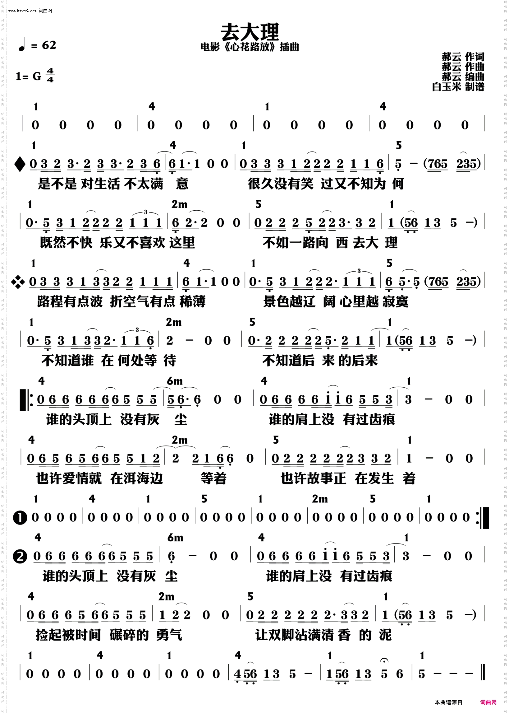 去大理_功能谱