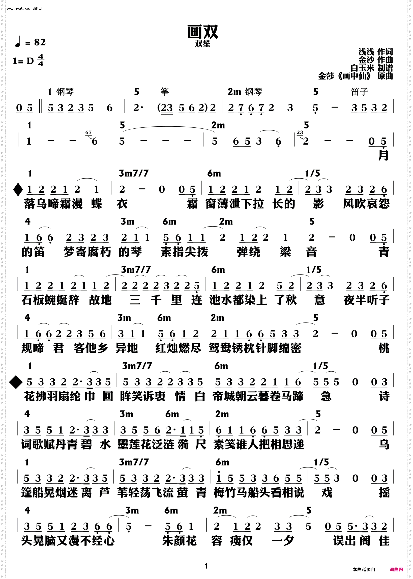 画双_功能谱
