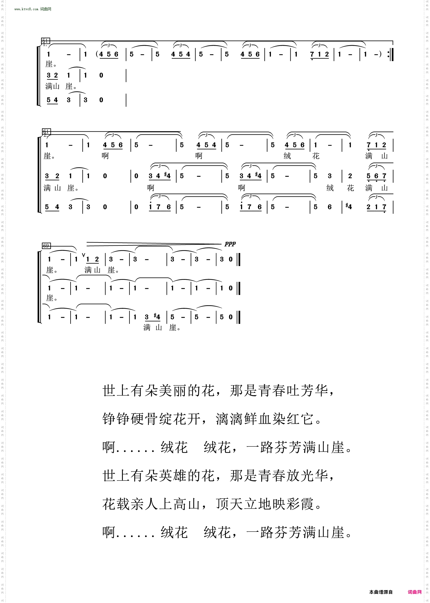 绒花