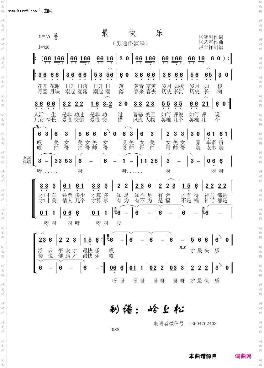 最快乐_张艺军原创专辑