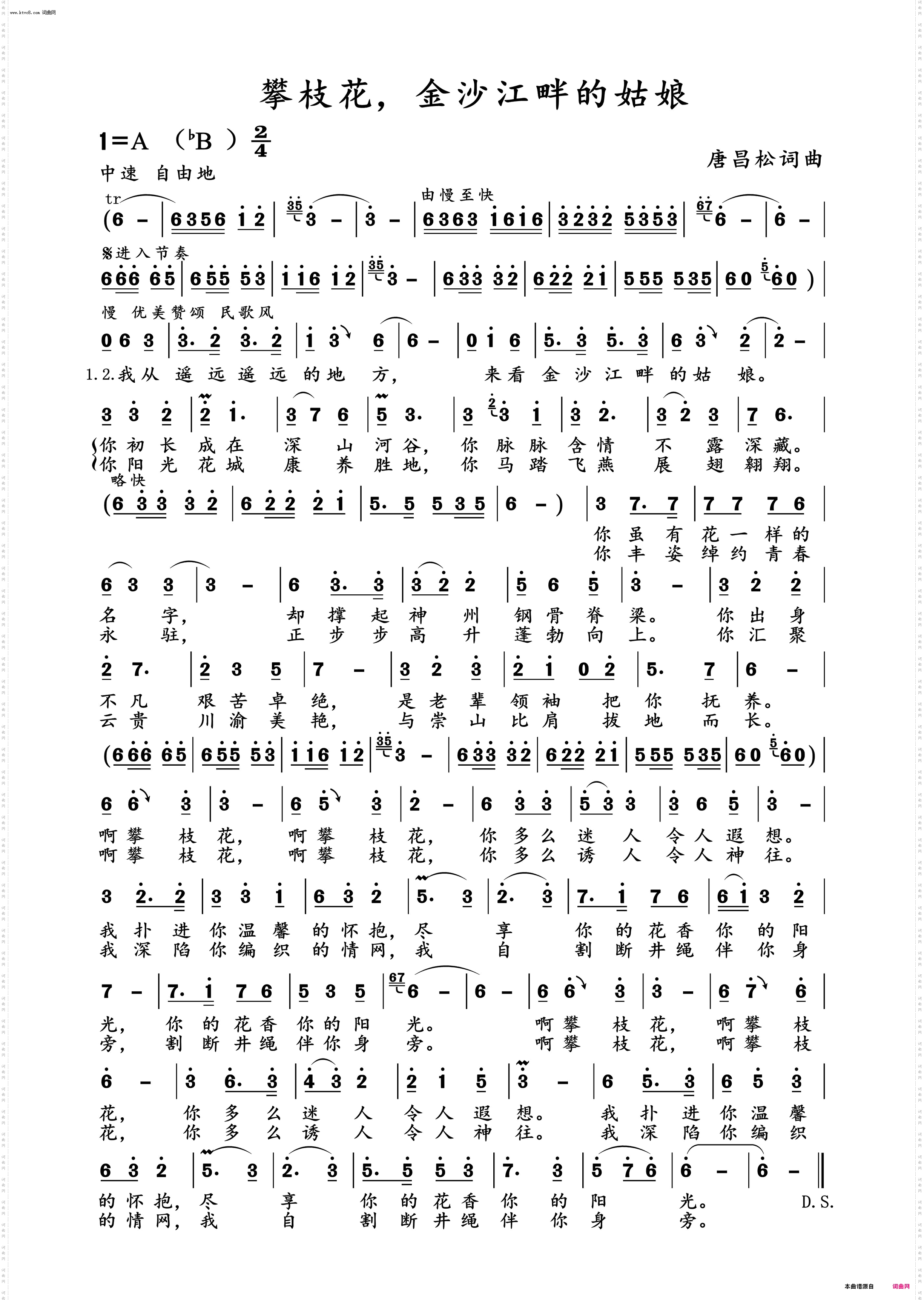 攀枝花，金沙江畔的姑娘