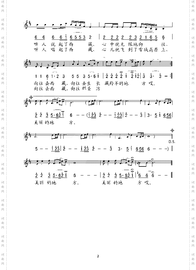 向往西藏