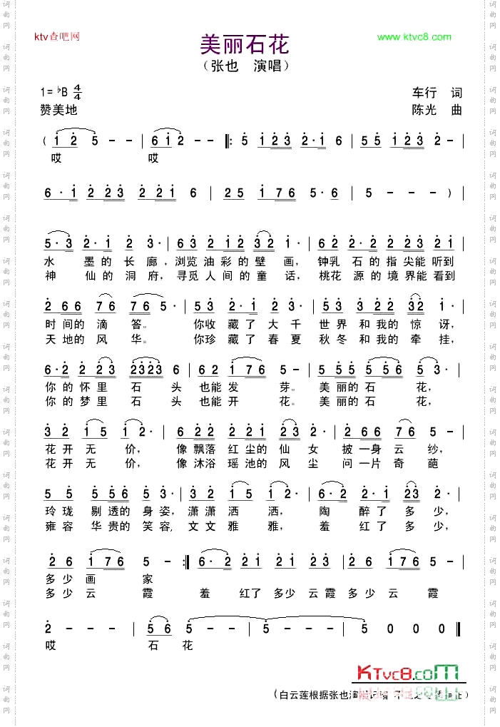 美丽石花