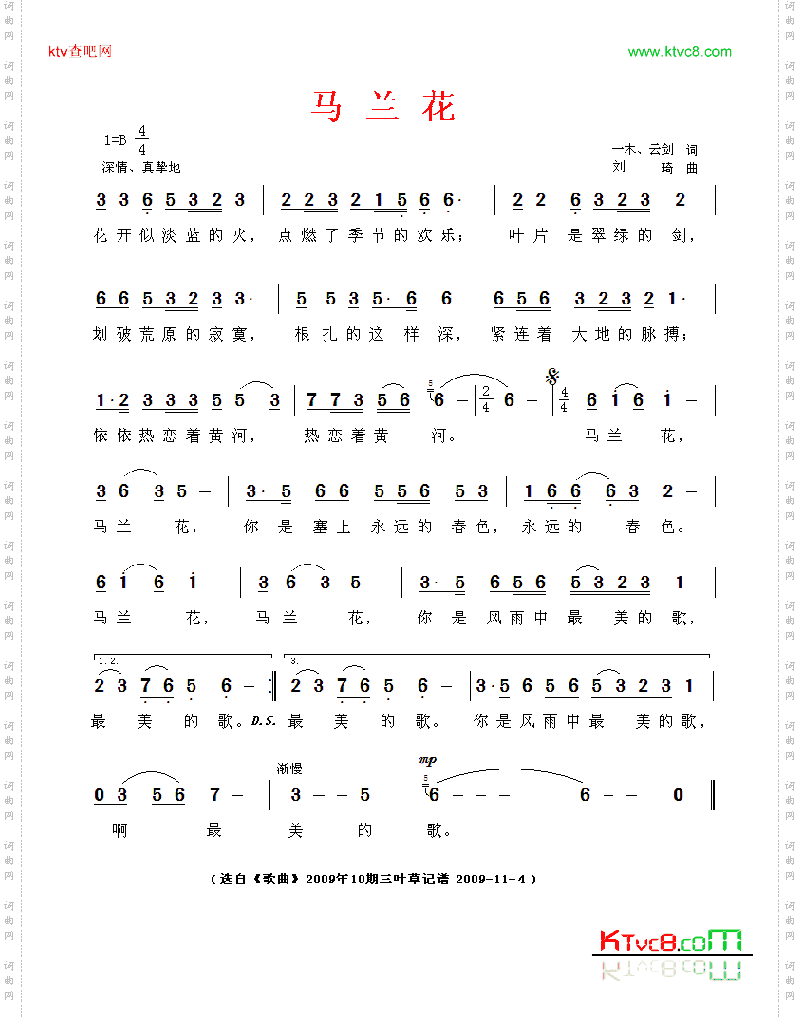 马兰花