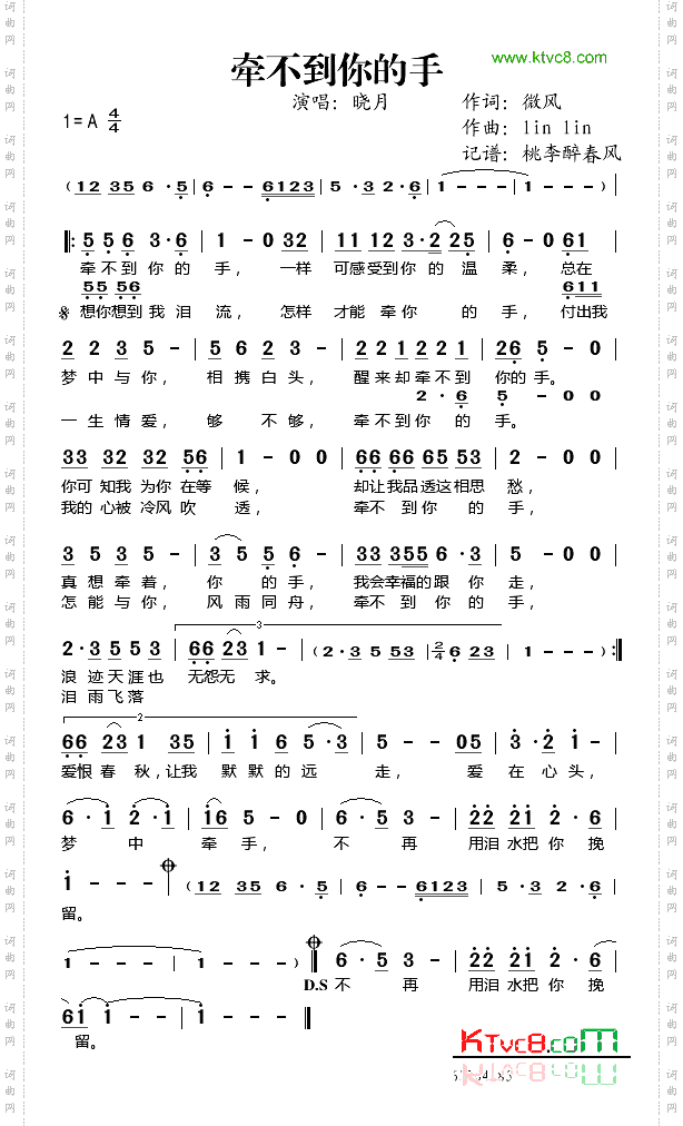 牵不到你的手