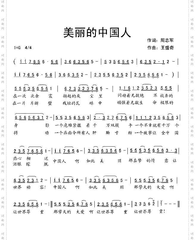 美丽的中国人