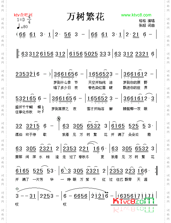 万树繁花