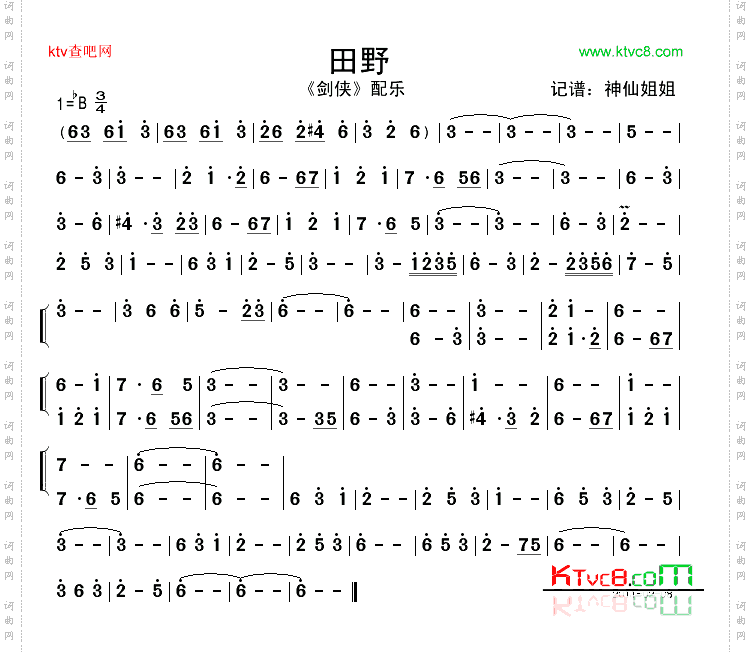 田野《剑侠》配乐