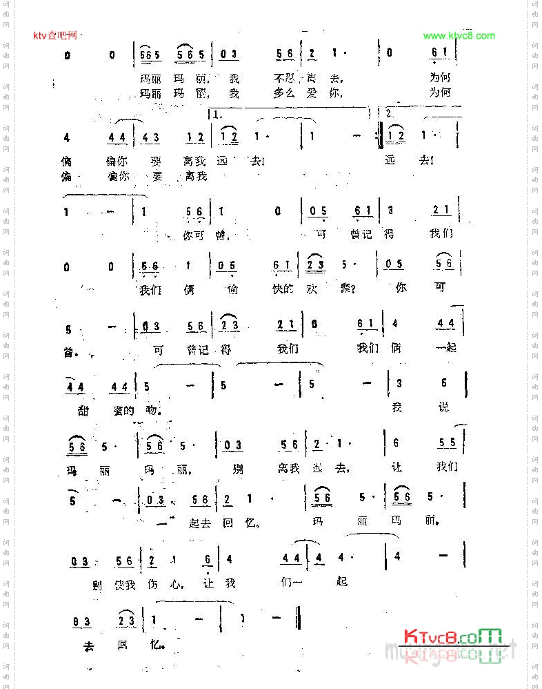 玛丽