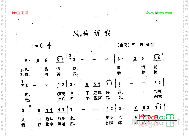 风，告诉我