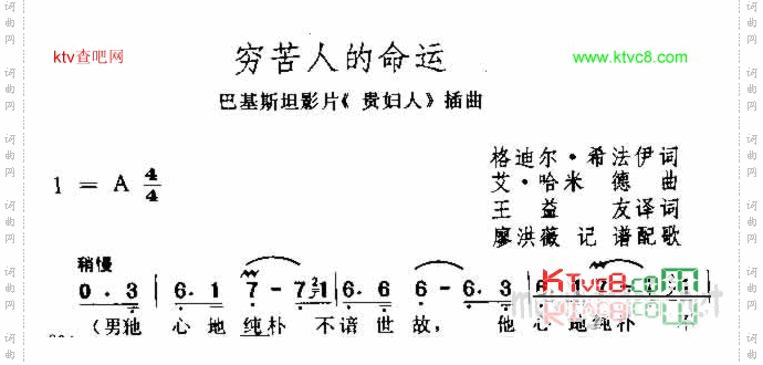 穷苦人的命运