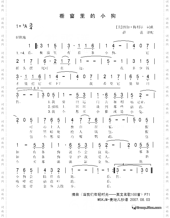 橱窗里的小狗
