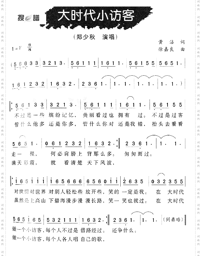 大时代小访客