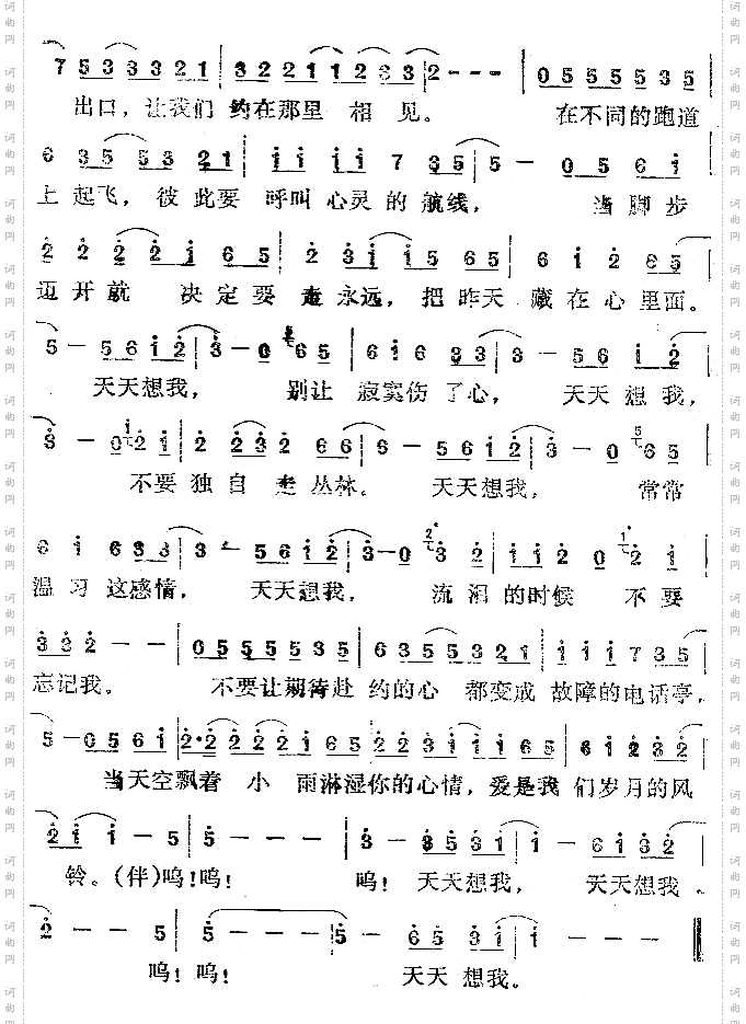 天天想我小虎队