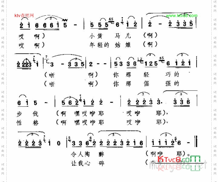 小黄马蒙古族民歌
