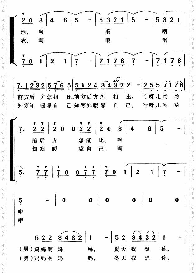两地书母子情