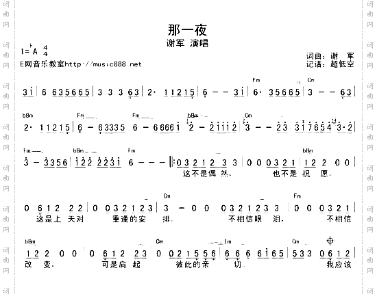那一夜