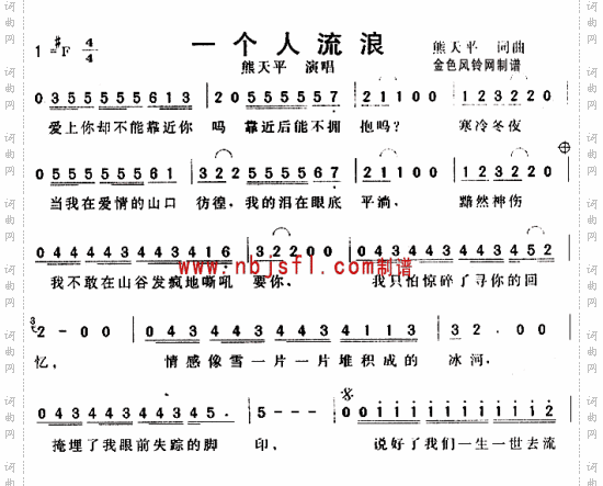 一个人流浪