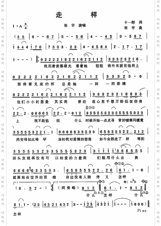 走样