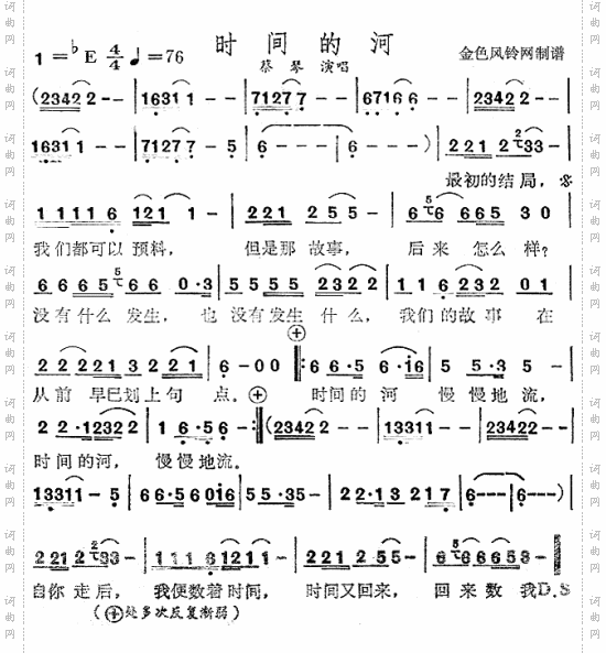 时间的河