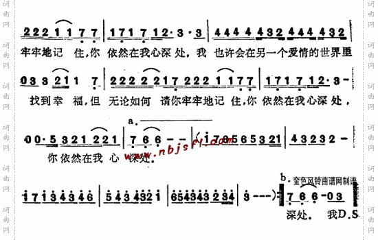 你依然在我心深处----可听