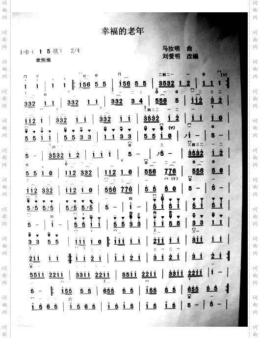 幸福的老年