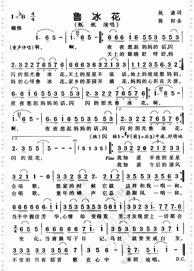 鲁冰花