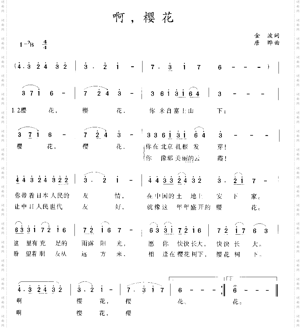 啊，樱花