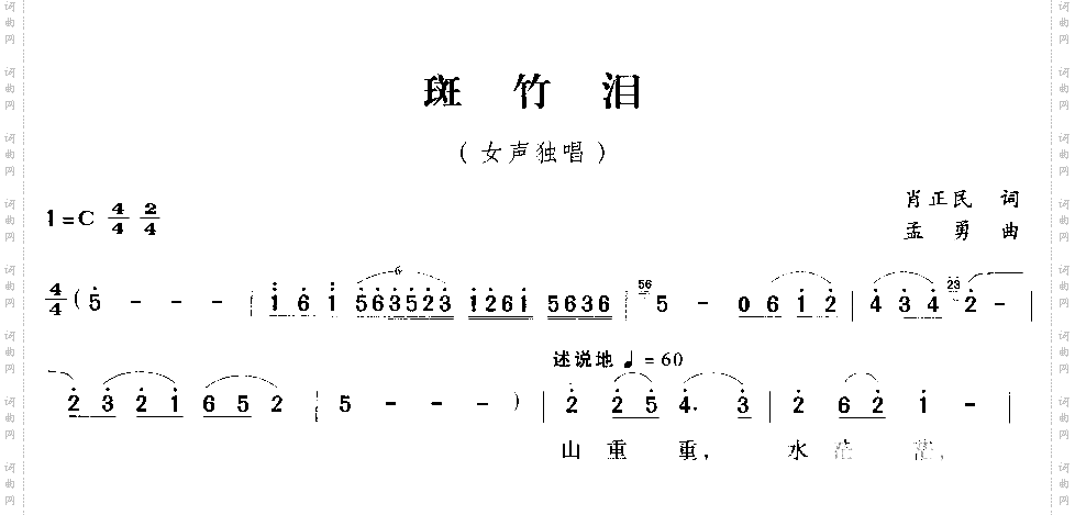 斑竹泪