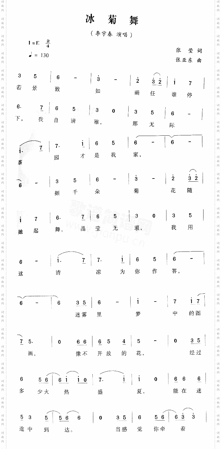 冰菊舞