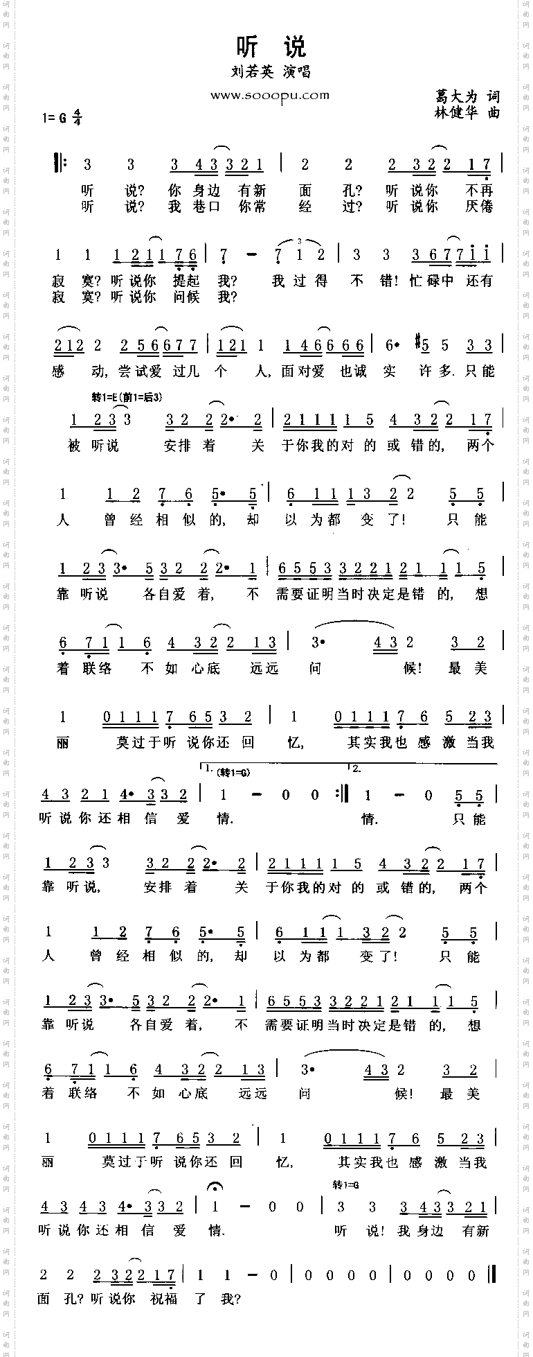 听说