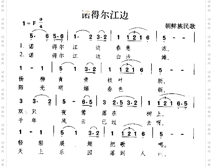 诺德尔江边