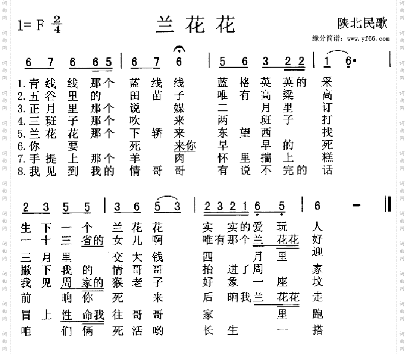 兰花花
