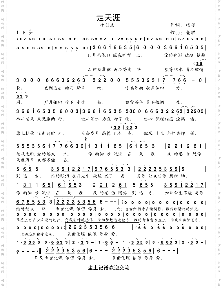 走天涯