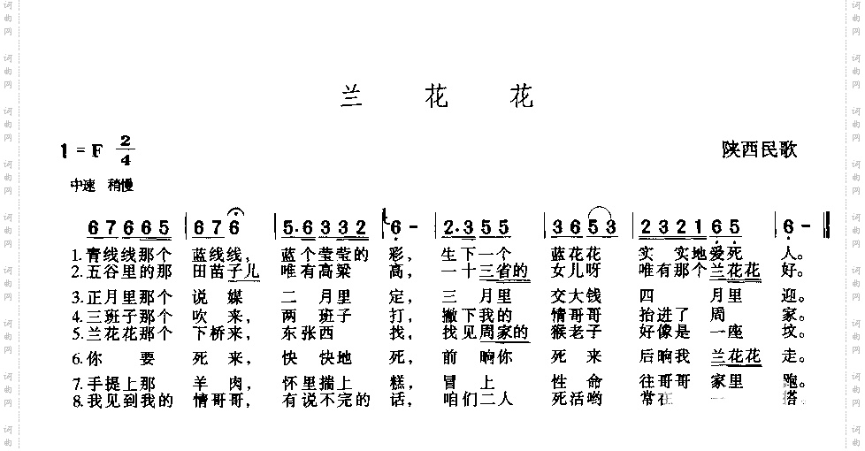 兰花花