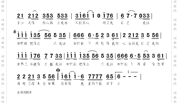 如何能把你忘记