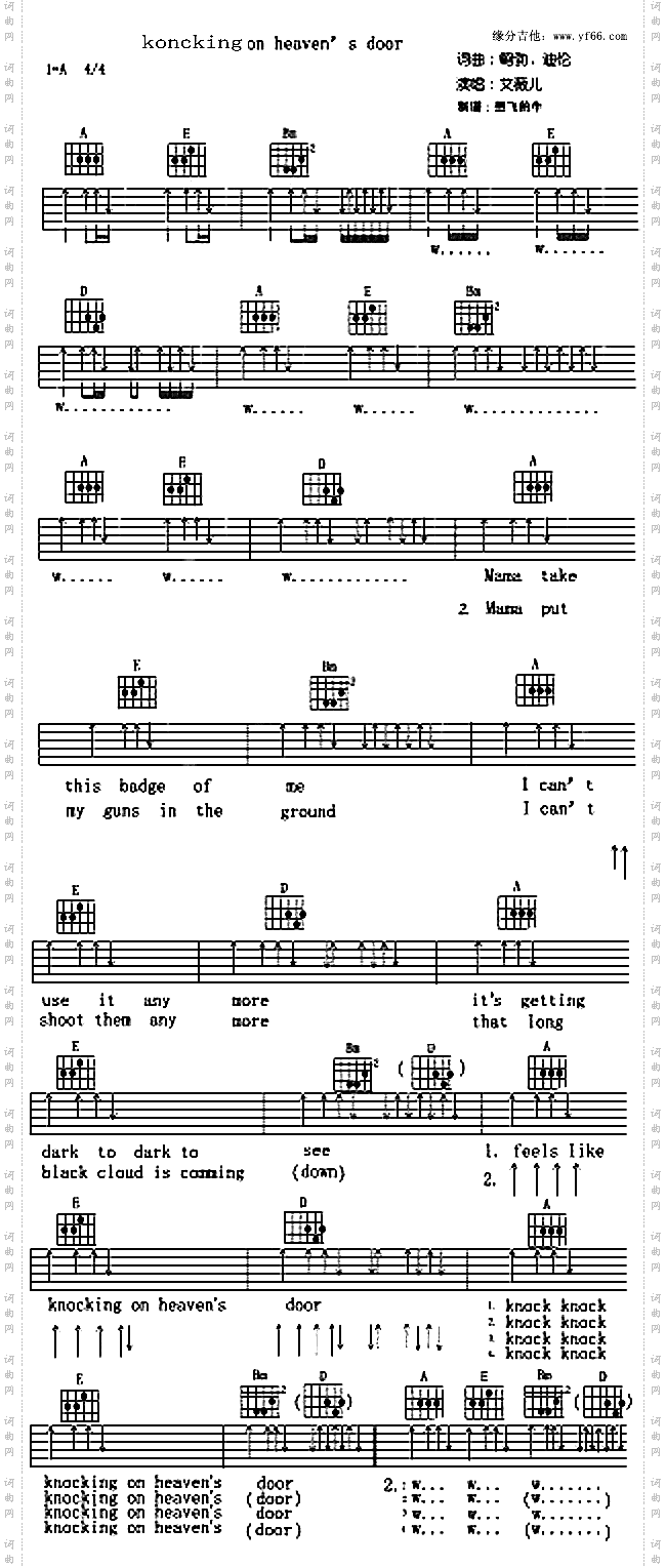 KnockingOnHeavensDoor