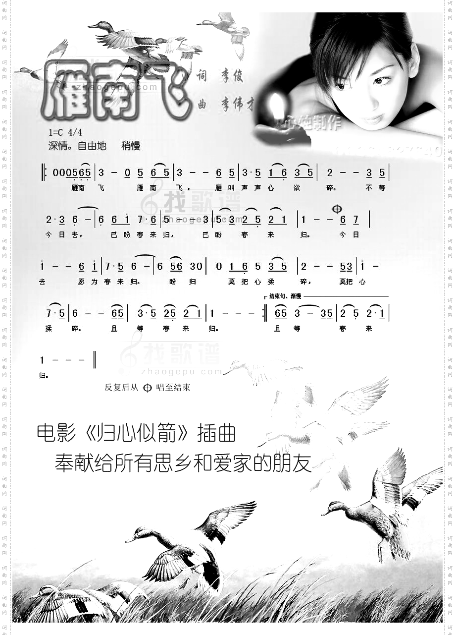 雁南飞
