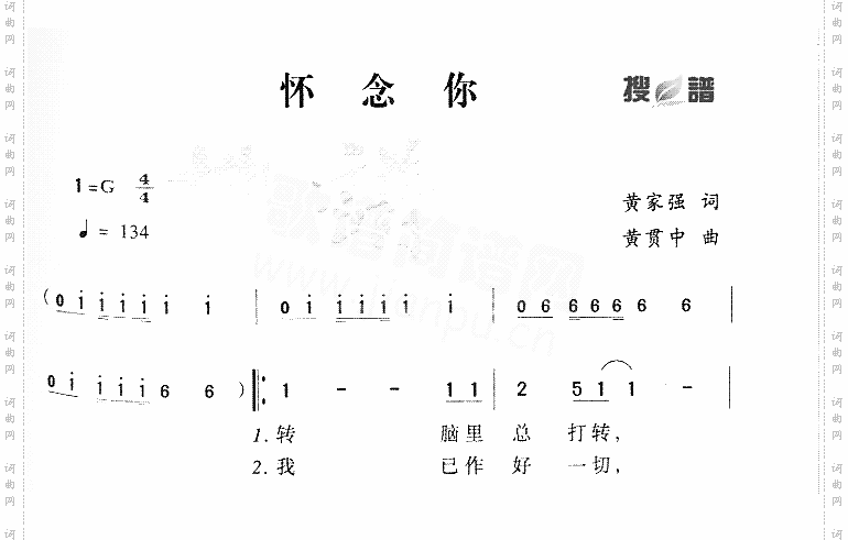 怀念你