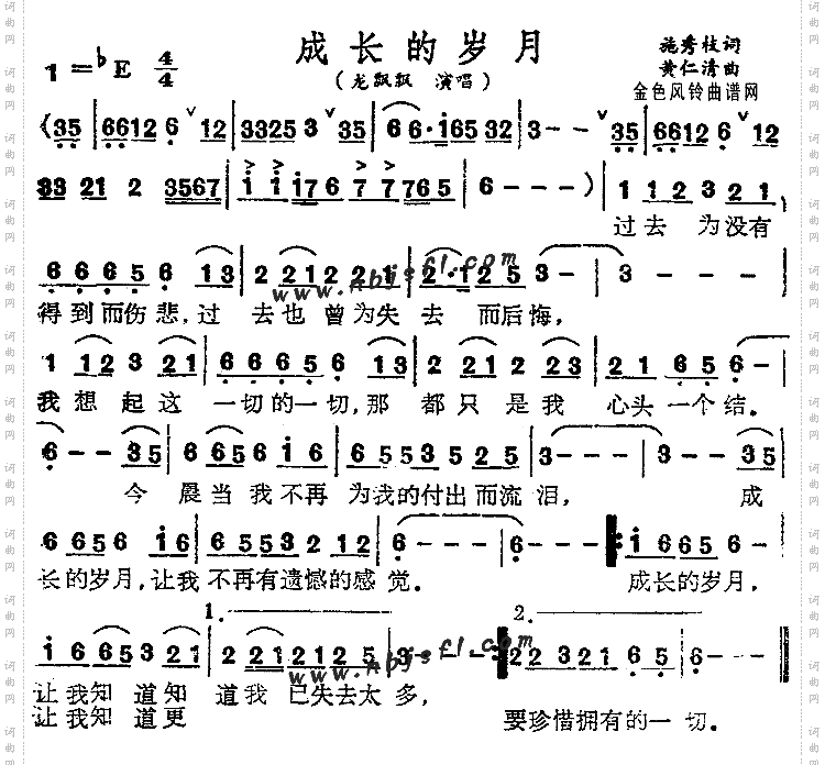 成长的岁月