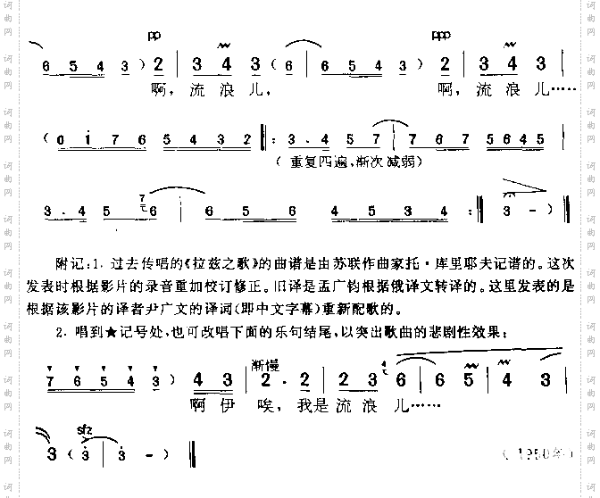 我是流浪儿印度电影《流浪者》插曲