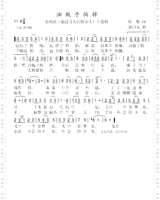 有瓶子怕摔