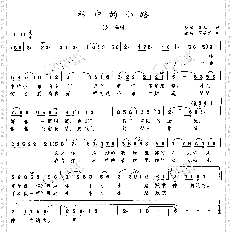 林中的小路