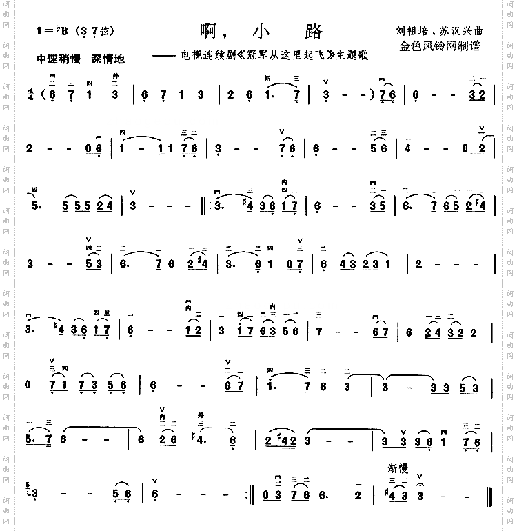 啊小路《冠军从这里起飞》主题歌