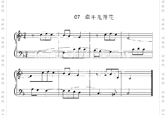 牵牛儿开花