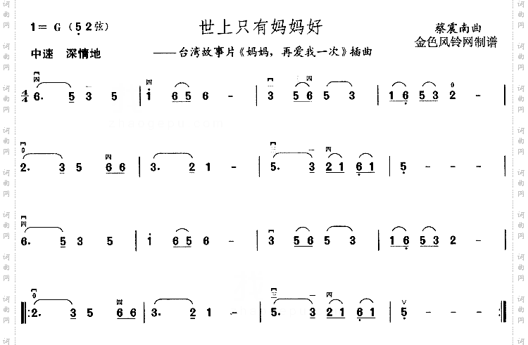 世上只有妈妈好《妈妈再爱我一次》插曲
