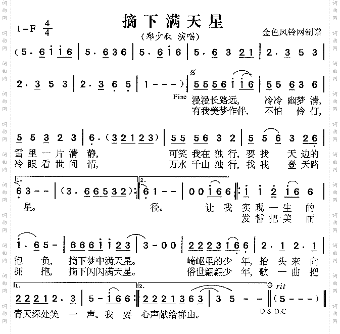 摘下满天星