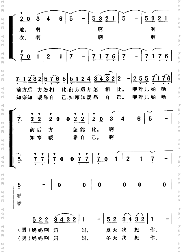 两地书母子情