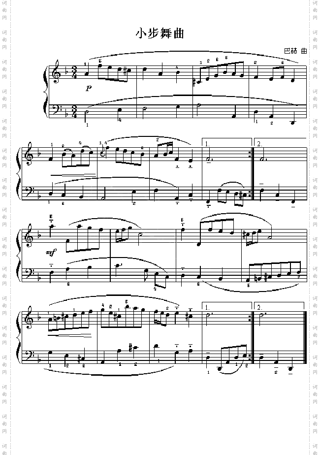 巴赫小步舞曲
